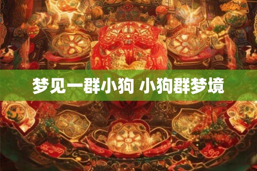 梦见一群小狗 小狗群梦境