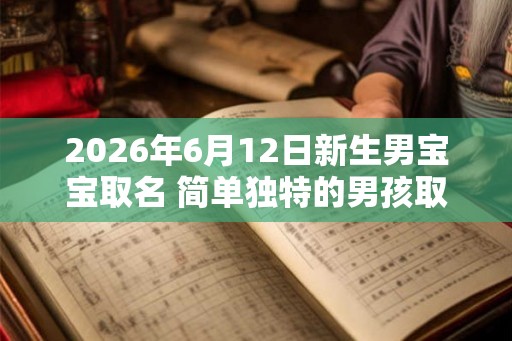 2026年6月12日新生男宝宝取名 简单独特的男孩取名 2026年6月12日新生男宝宝取名 简单独特的男孩取名