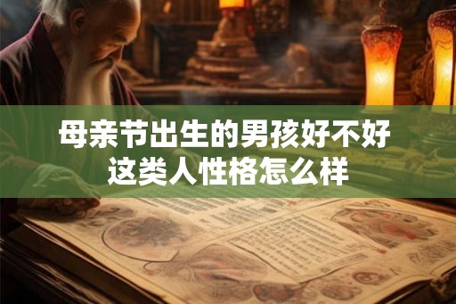 母亲节出生的男孩好不好 这类人性格怎么样