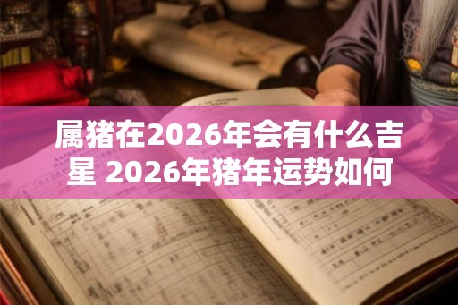 属猪在2026年会有什么吉星 2026年猪年运势如何
