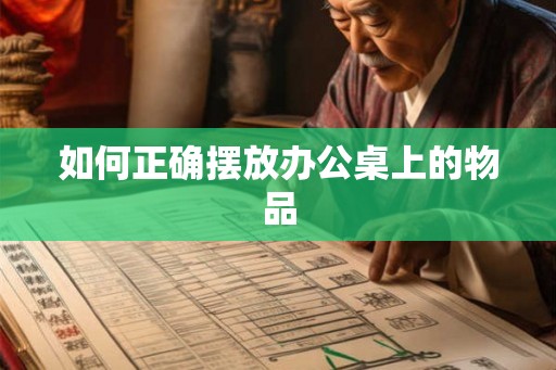如何正确摆放办公桌上的物品
