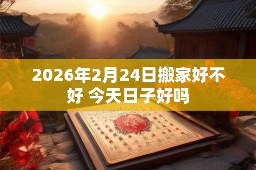 2026年2月24日搬家好不好 今天日子好吗
