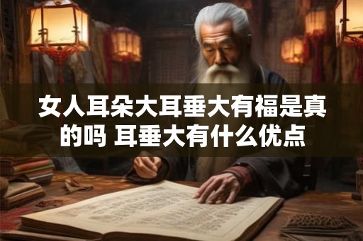 女人耳朵大耳垂大有福是真的吗 耳垂大有什么优点