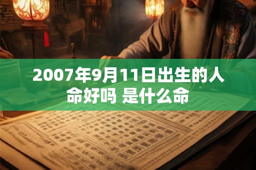 2007年9月11日出生的人命好吗 是什么命