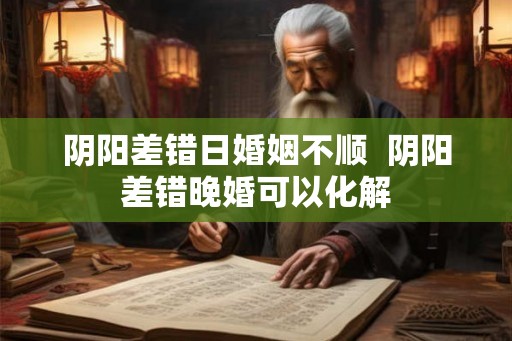 阴阳差错日婚姻不顺  阴阳差错晚婚可以化解
