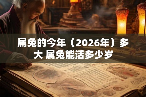 属兔的今年（2026年）多大 属兔能活多少岁
