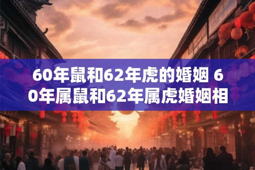 60年鼠和62年虎的婚姻 60年属鼠和62年属虎婚姻相配吗
