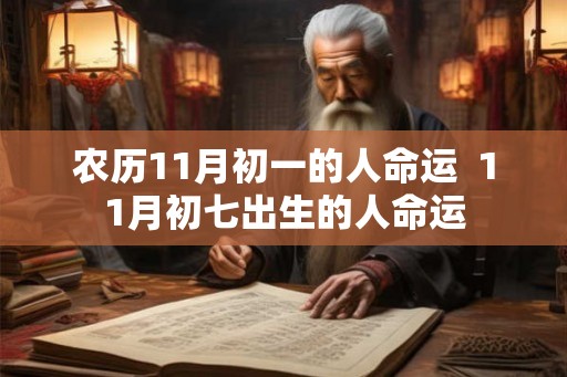 农历11月初一的人命运 11月初七出生的人命运 农历11月初一的人命运 11月初七出生的人命运