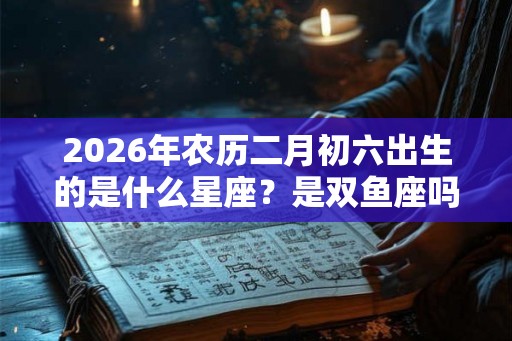 2026年农历二月初六出生的是什么星座?是双鱼座吗 2026年农历二月初六出生的是什么星座?是双鱼座吗
