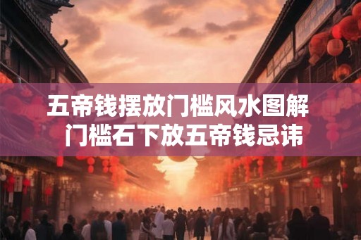 五帝钱摆放门槛风水图解  门槛石下放五帝钱忌讳