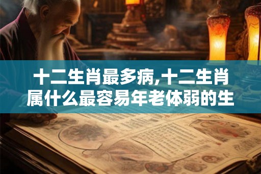十二生肖最多病,十二生肖属什么最容易年老体弱的生肖