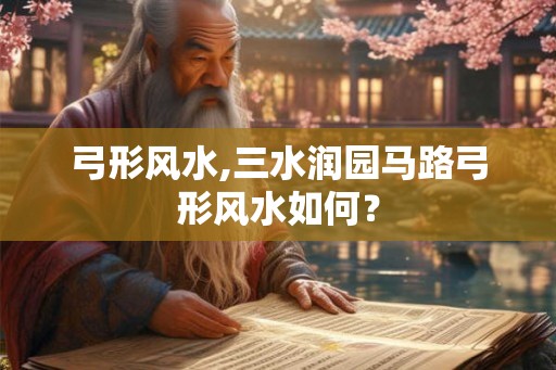 弓形风水,三水润园马路弓形风水如何？