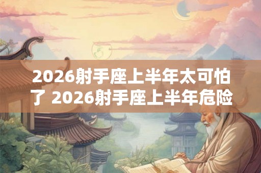 2026射手座上半年太可怕了 2026射手座上半年危险吗