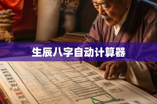 生辰八字自动计算器