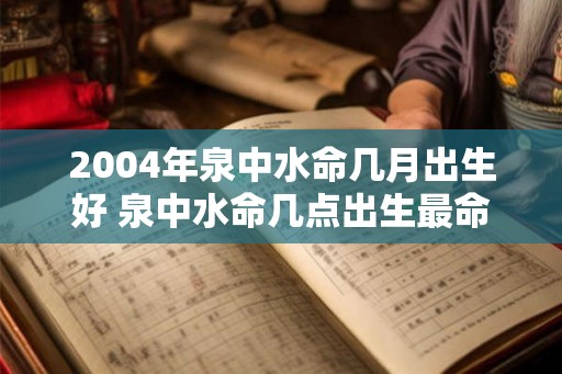 2004年泉中水命几月出生好 泉中水命几点出生最命苦 2004年泉中水命几月出生好 泉中水命几点出生最命苦