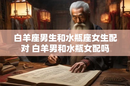 白羊座男生和水瓶座女生配对 白羊男和水瓶女配吗