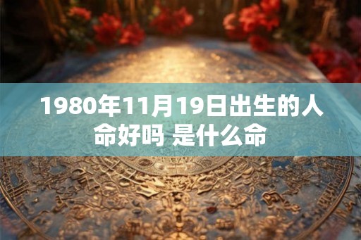 1980年11月19日出生的人命好吗 是什么命