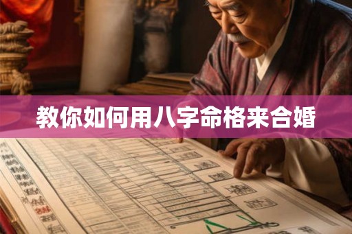 教你如何用八字命格来合婚