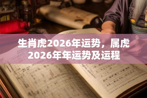 生肖虎2026年运势,属虎2026年年运势及运程 生肖虎2026年运势,属虎2026年年运势及运程