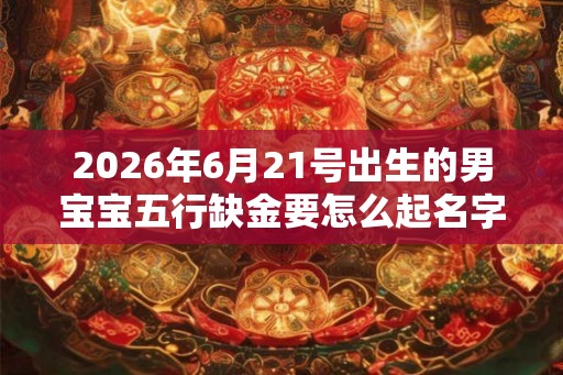 2026年6月21号出生的男宝宝五行缺金要怎么起名字 2026年6月21号出生的男宝宝五行缺金要怎么起名字