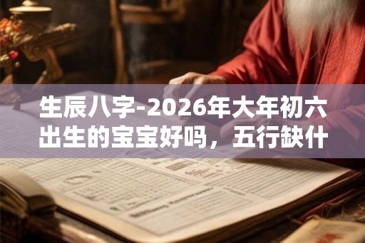 生辰八字-2026年大年初六出生的宝宝好吗，五行缺什么