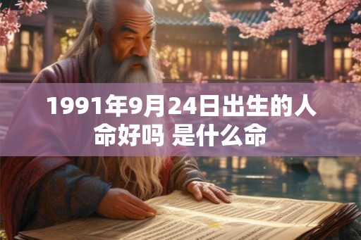 1991年9月24日出生的人命好吗 是什么命
