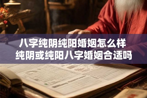 八字纯阴纯阳婚姻怎么样 纯阴或纯阳八字婚姻合适吗