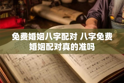 免费婚姻八字配对 八字免费婚姻配对真的准吗 免费婚姻八字配对 八字免费婚姻配对真的准吗