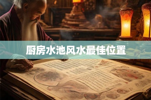 厨房水池风水最佳位置