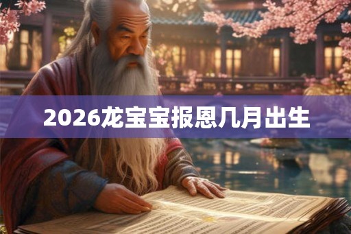 2026龙宝宝报恩几月出生