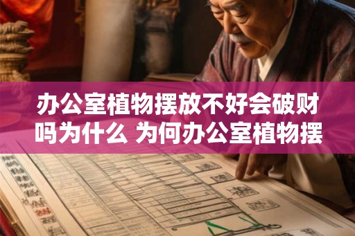 办公室植物摆放不好会破财吗为什么 为何办公室植物摆放不当会招财损