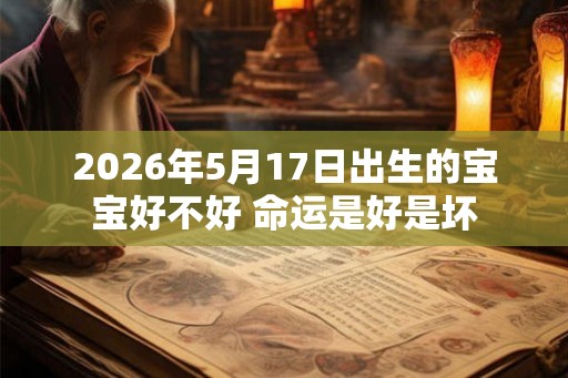2026年5月17日出生的宝宝好不好 命运是好是坏