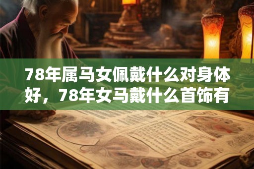 78年属马女佩戴什么对身体好，78年女马戴什么首饰有益健康