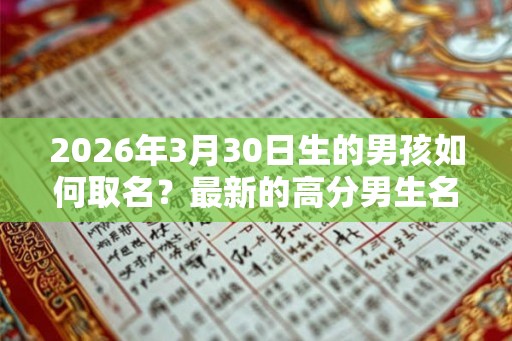 2026年3月30日生的男孩如何取名？最新的高分男生名字