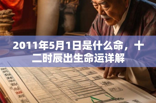 2011年5月1日是什么命，十二时辰出生命运详解