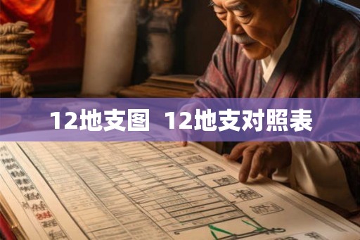 12地支图  12地支对照表