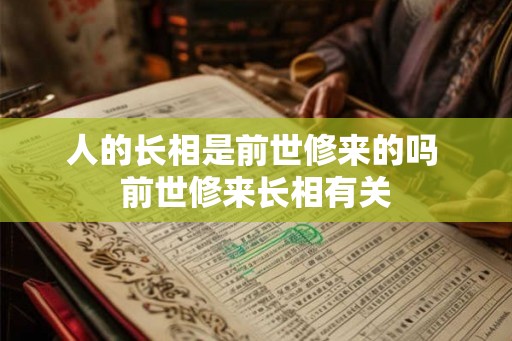 人的长相是前世修来的吗 前世修来长相有关