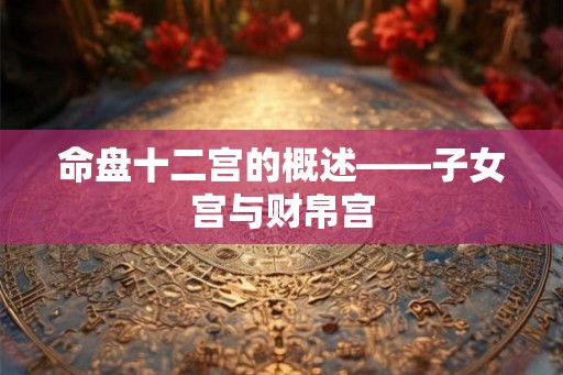 命盘十二宫的概述——子女宫与财帛宫 命盘十二宫的概述——子女宫与财帛宫