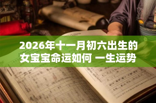 2026年十一月初六出生的女宝宝命运如何 一生运势咋样