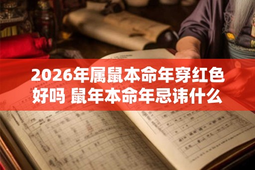 2026年属鼠本命年穿红色好吗 鼠年本命年忌讳什么颜色