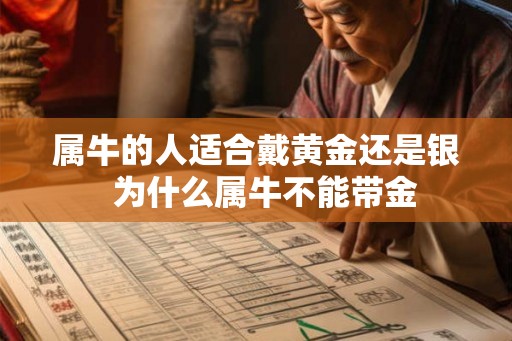 属牛的人适合戴黄金还是银  为什么属牛不能带金