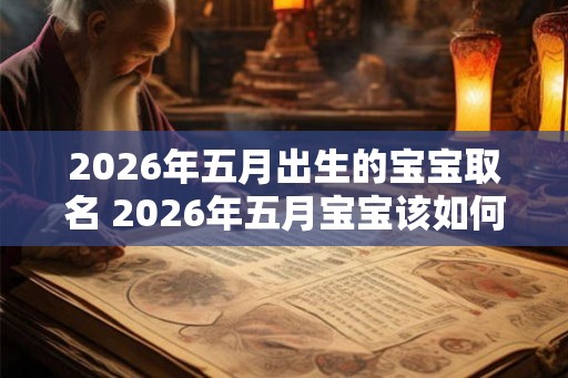 2026年五月出生的宝宝取名 2026年五月宝宝该如何命名 2026年五月出生的宝宝取名 2026年五月宝宝该如何命名