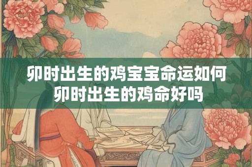 卯时出生的鸡宝宝命运如何 卯时出生的鸡命好吗