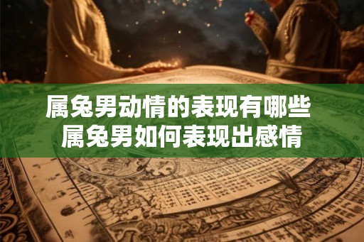 属兔男动情的表现有哪些 属兔男如何表现出感情