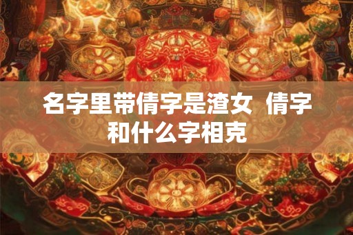 名字里带倩字是渣女  倩字和什么字相克