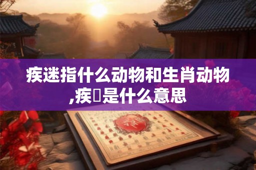 疾迷指什么动物和生肖动物,疾耰是什么意思