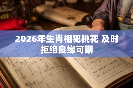 2026年生肖相犯桃花 及时拒绝良缘可期 2026年生肖相犯桃花 及时拒绝良缘可期