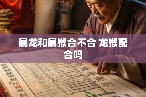 属龙和属猴合不合 龙猴配合吗