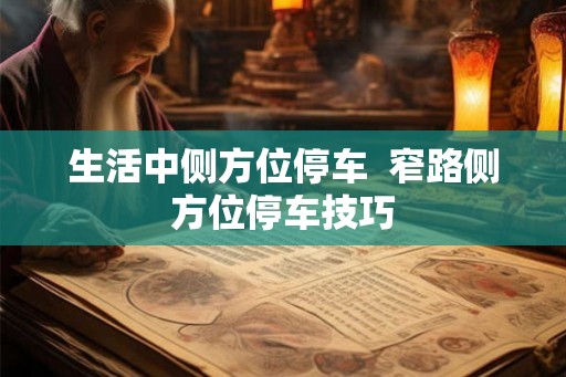 生活中侧方位停车 窄路侧方位停车技巧 生活中侧方位停车 窄路侧方位停车技巧