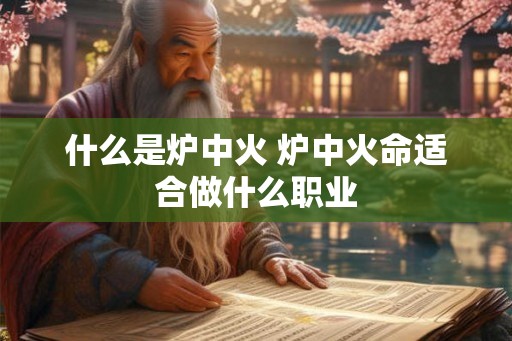 什么是炉中火 炉中火命适合做什么职业